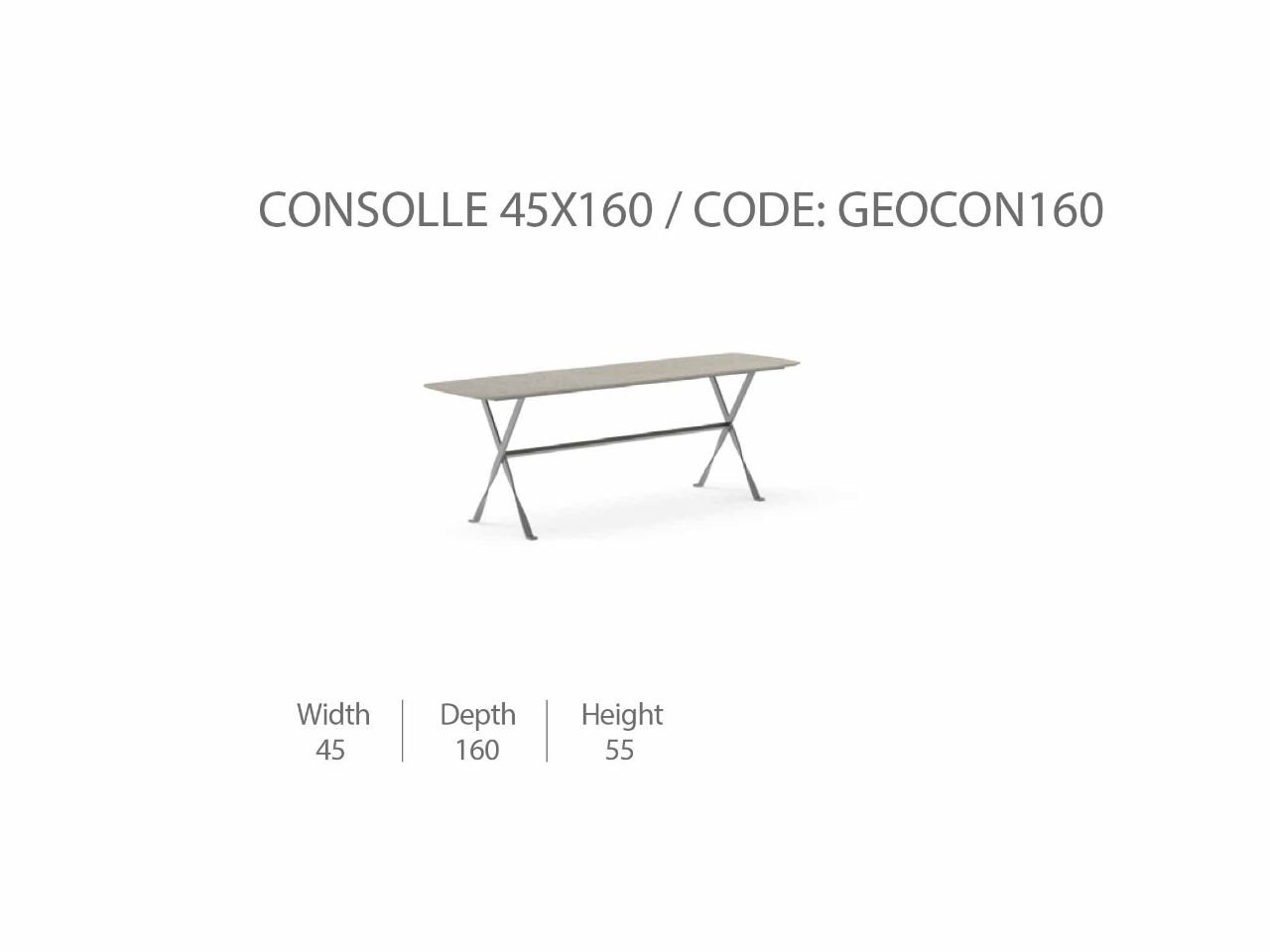 Consolle George 45x160 - 1