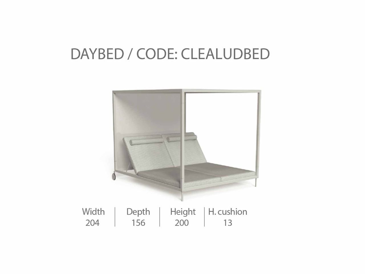 Daybed CleoSoft/Alu - 1