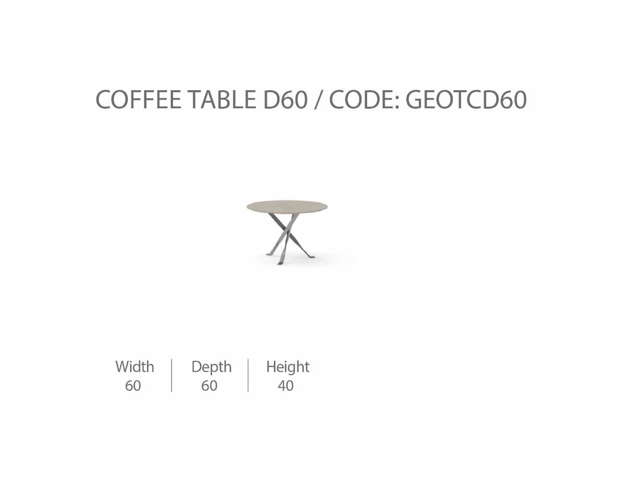 Tavolino da Caffè George 60 - 1