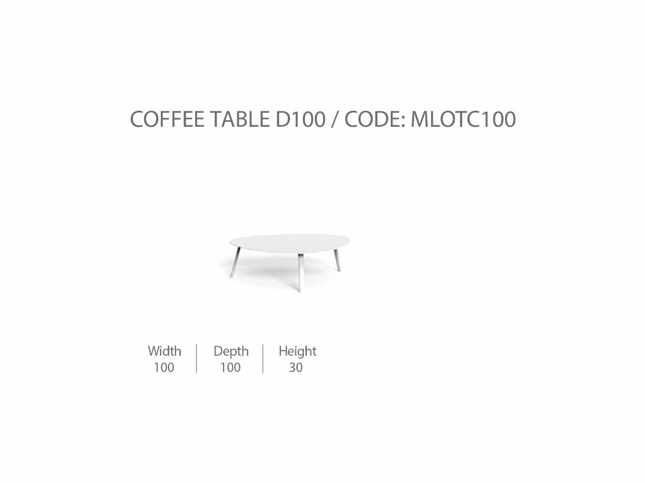 Tavolo Caffè Milo 100 - 1