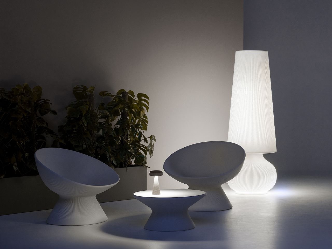 Tavolino Fade Light con Kit Luce Indoor - v1