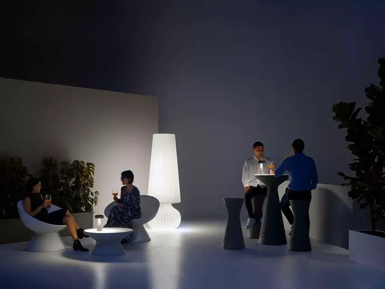 Tavolino Fade Light con Kit Luce Outdoor - v2