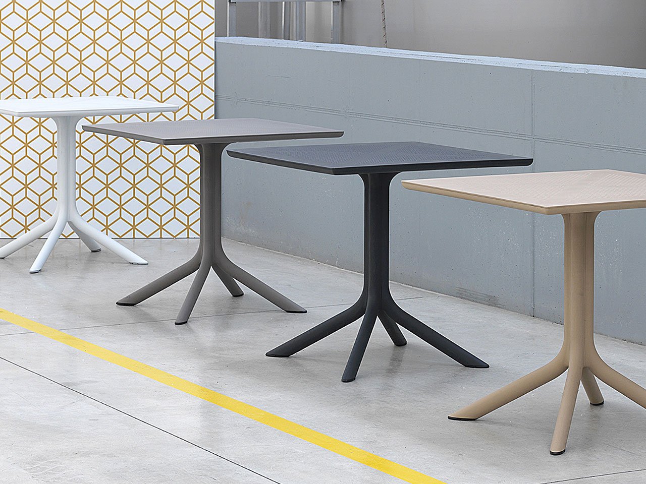 NiHome Tavolino Regolabile In Altezza – Pratico E Versatile, Colore Grigio