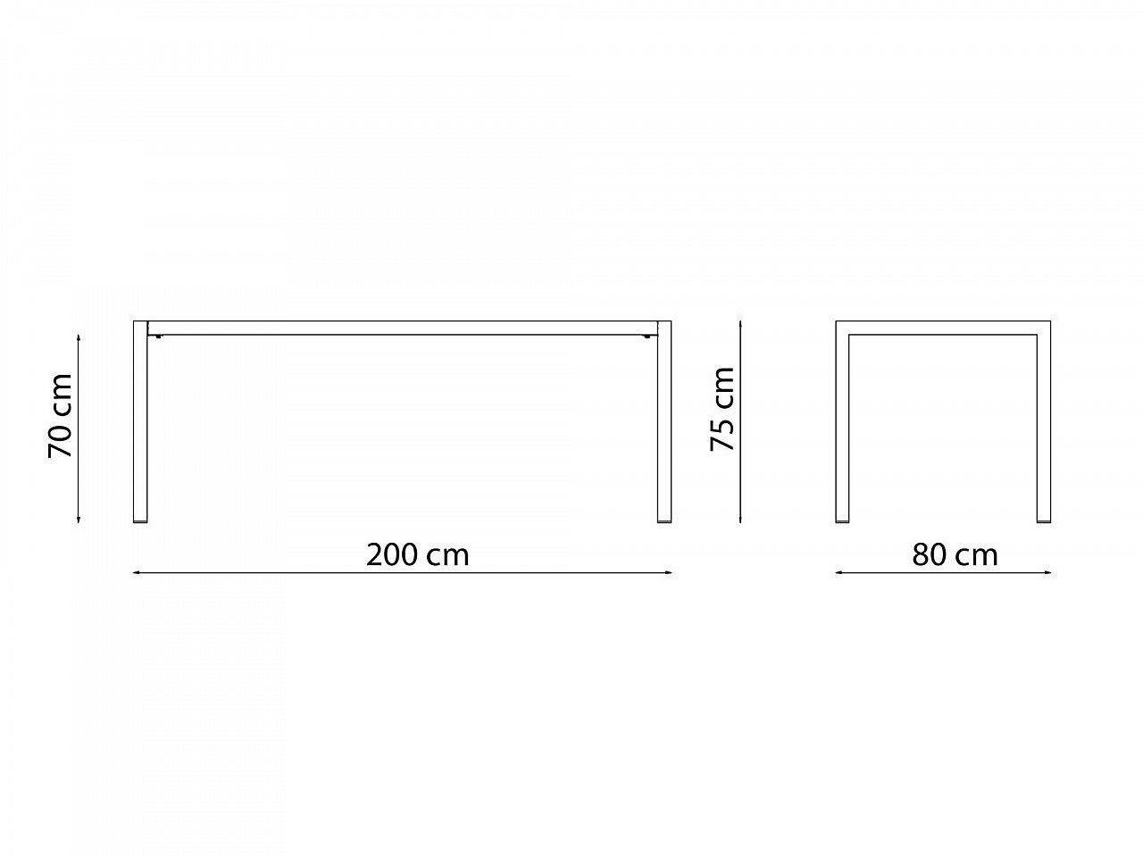 Tavolo Quatris 200x80 - 1