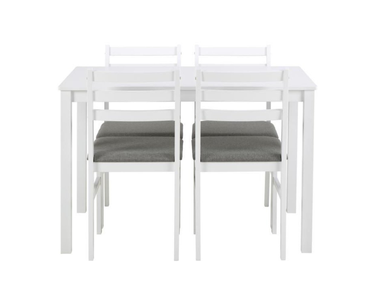 Set Tavolo da pranzo Granada con 4 sedie - v7