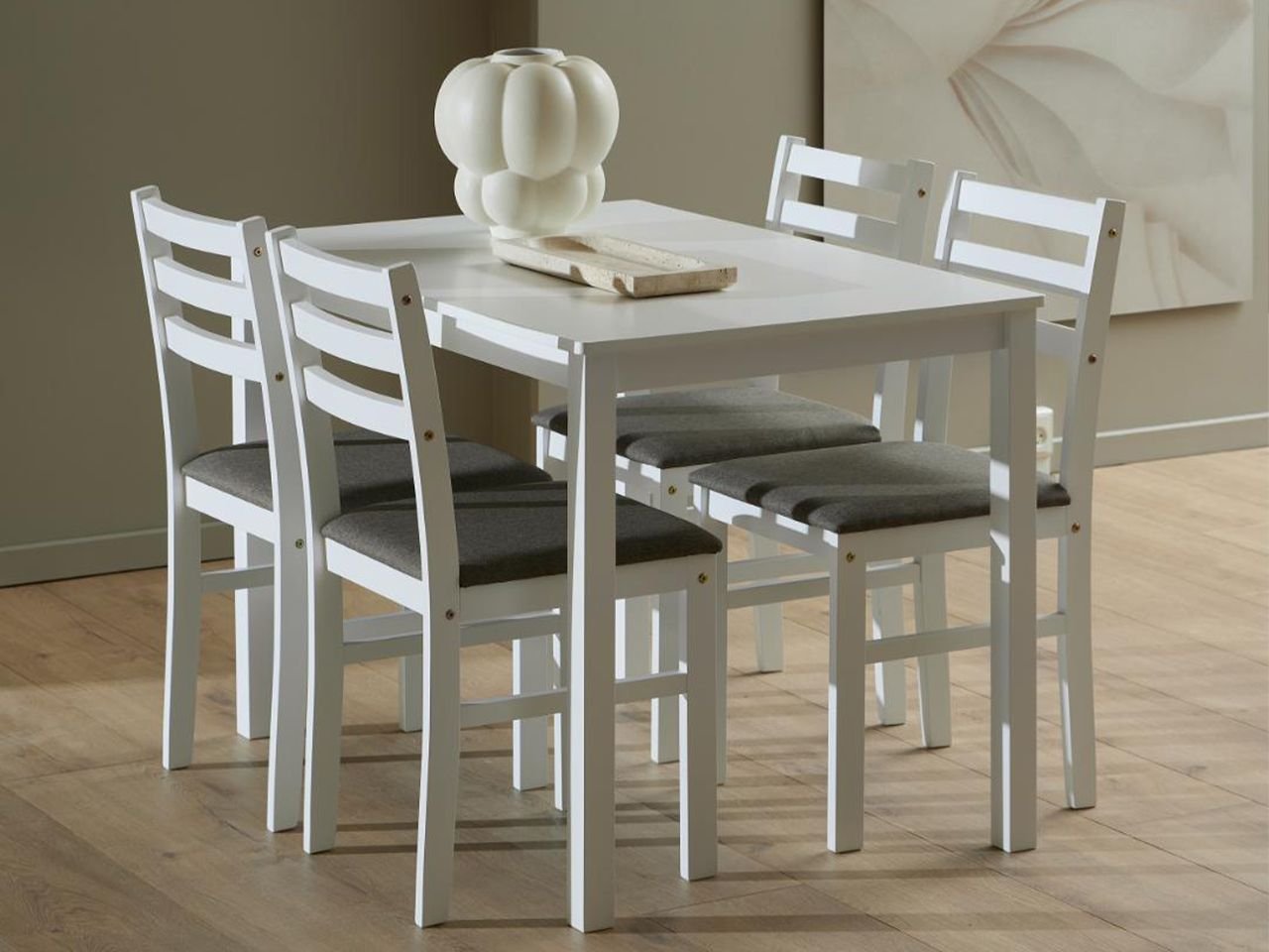 Set Tavolo da pranzo Granada con 4 sedie - v5