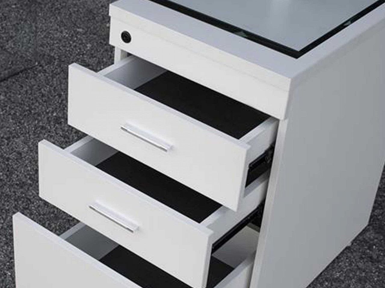 Scrivania con cassettiera B-Desk -5