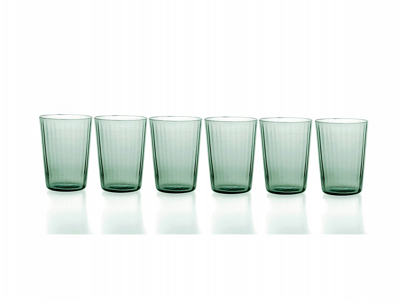 Set bicchieri alti Venier Plissè 6 pezzi - v10