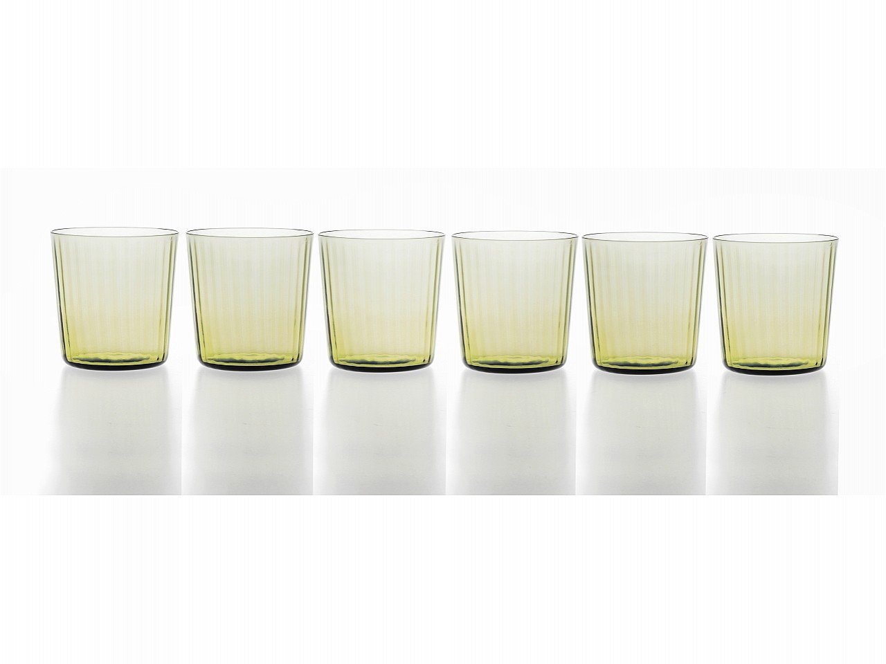 Set bicchieri bassi Venier Plissè 6 pezzi - v8