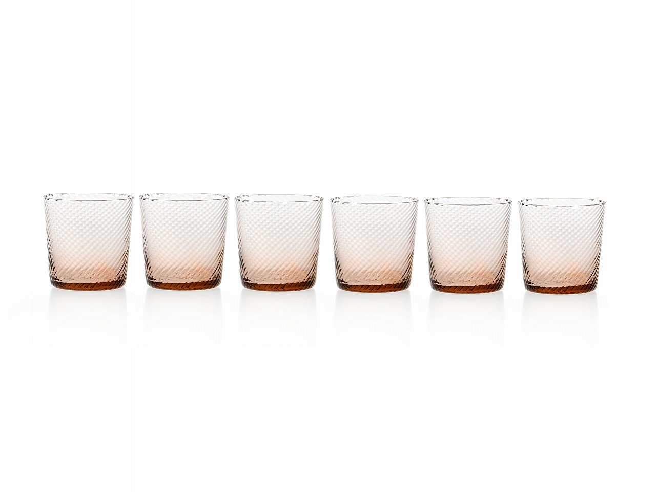 Set bicchieri bassi Venier Torsè 6 pezzi - v10