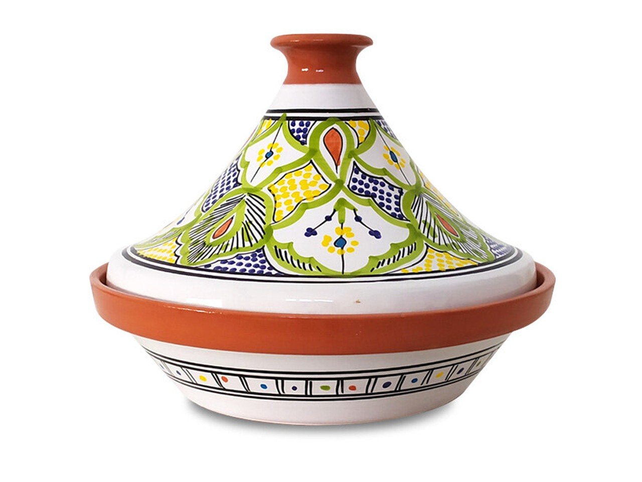 Tajine in terracotta smaltata - v4